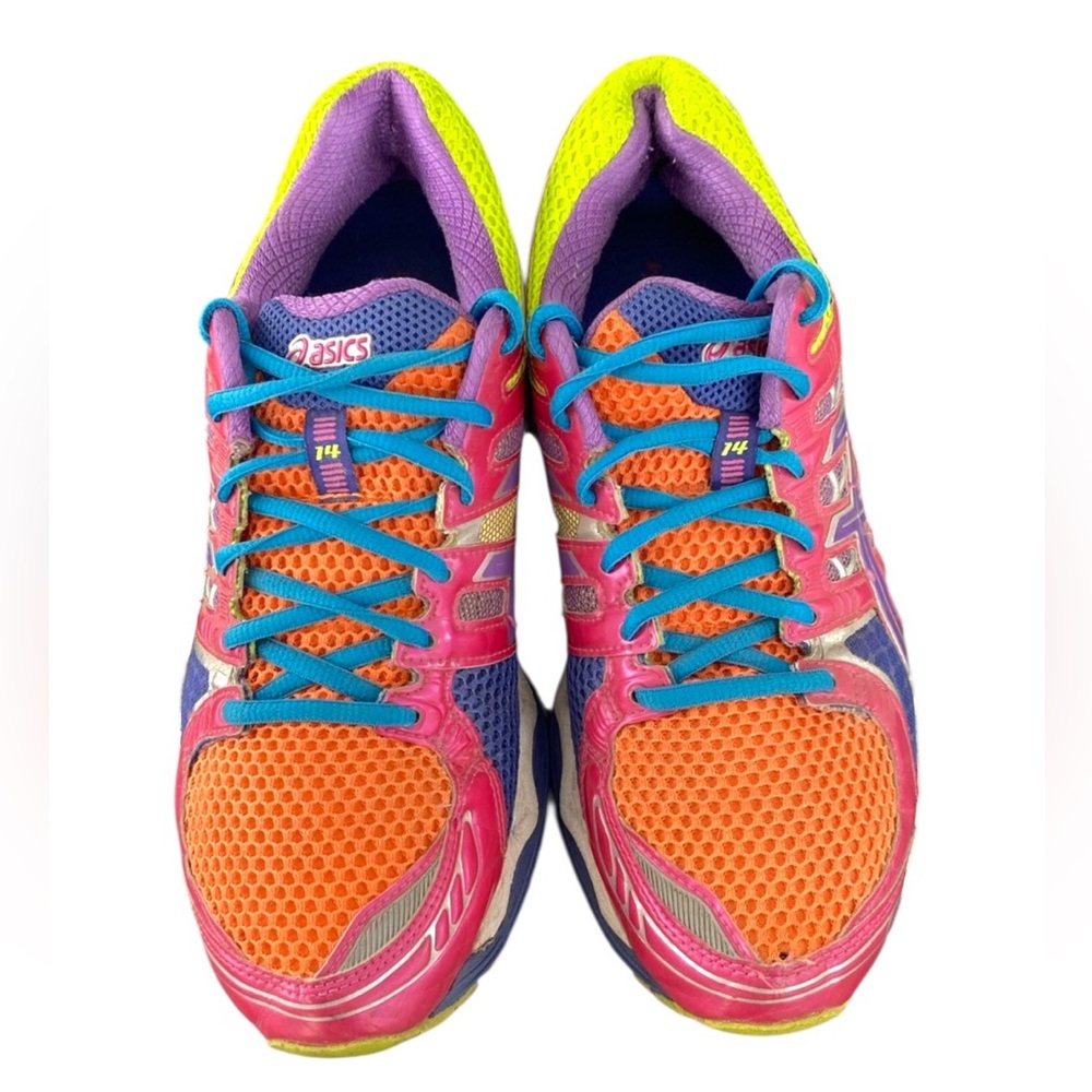 Asics Gel Nimbus 14 Pink Running Shoe 10 - Picture 2 of 7